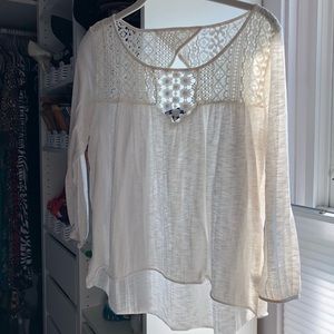 American Eagle Boho crochet top